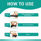 Motherly Maternity Belly Support Belt (Pre-Pregnancy-Type1, Grey, Free Size)