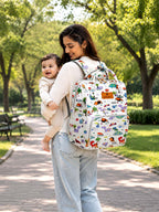 Motherly Patented Diaper Bag Backpack for Moms | Waterproof Baby Travel & Maternity Bag | Spacious Nappy Bag with Multiple Compartments, Insulated Bottle Pockets & Warranty (VivaLuxe Series)