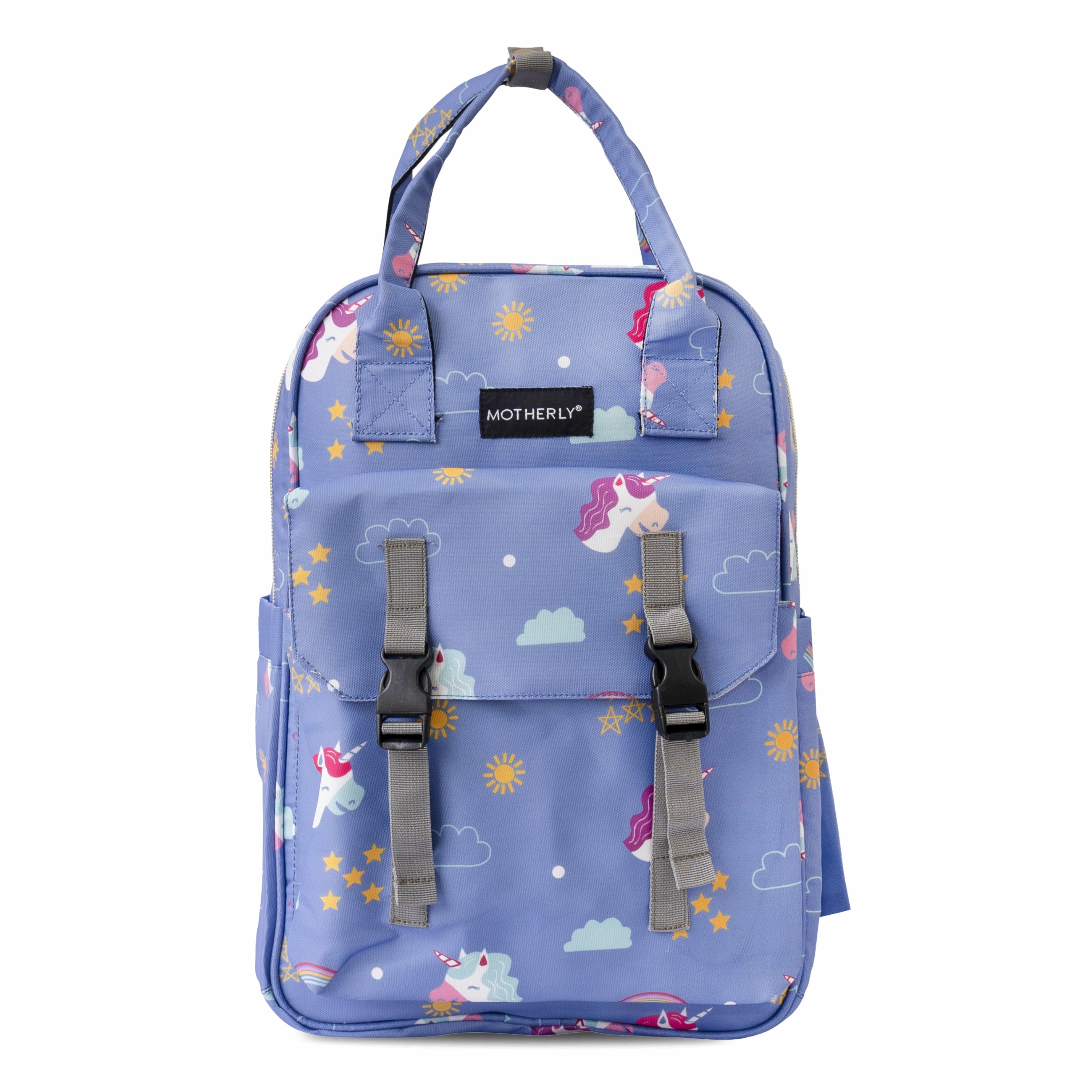 Motherly Solid Diaper Bag for Moms (Black) – Water-Resistant Maternity & Travel Bag with Multiple Pockets