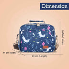 Motherly Mini Diaper Bag for Mothers for Travel | Small Maternity Handbag for Newborn Baby | Mothers Travelling Bag | Multiple Pockets Water Resistant Baby Bag I Hospital Bag for Moms (Unicorn Blue)