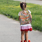 Motherly Kindergarten Backpack, Daycare Bags for Kids, Creche Bag Backpack Casual Backpack Picnic Bag for Kids, Unisex School Bag for Boys & Girls with Free Pencil Stationery Pouch (16 Inch) - MOTHERLY