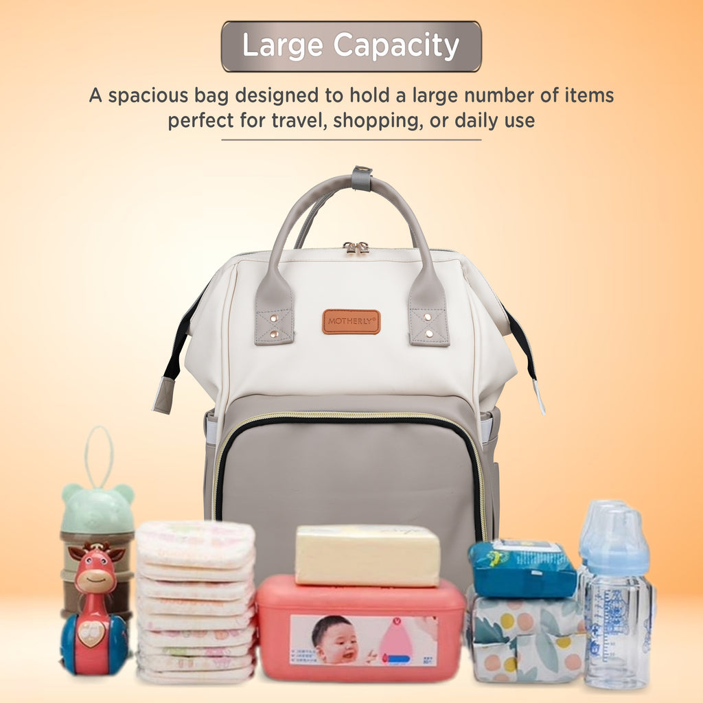 Motherly Envy Diaper Bag for Mothers for Travel With Accessories | Spacious And Waterproof Diaper Bags for Mom | baby bag for mother travel | Maternity Bags for Mother - MOTHERLY