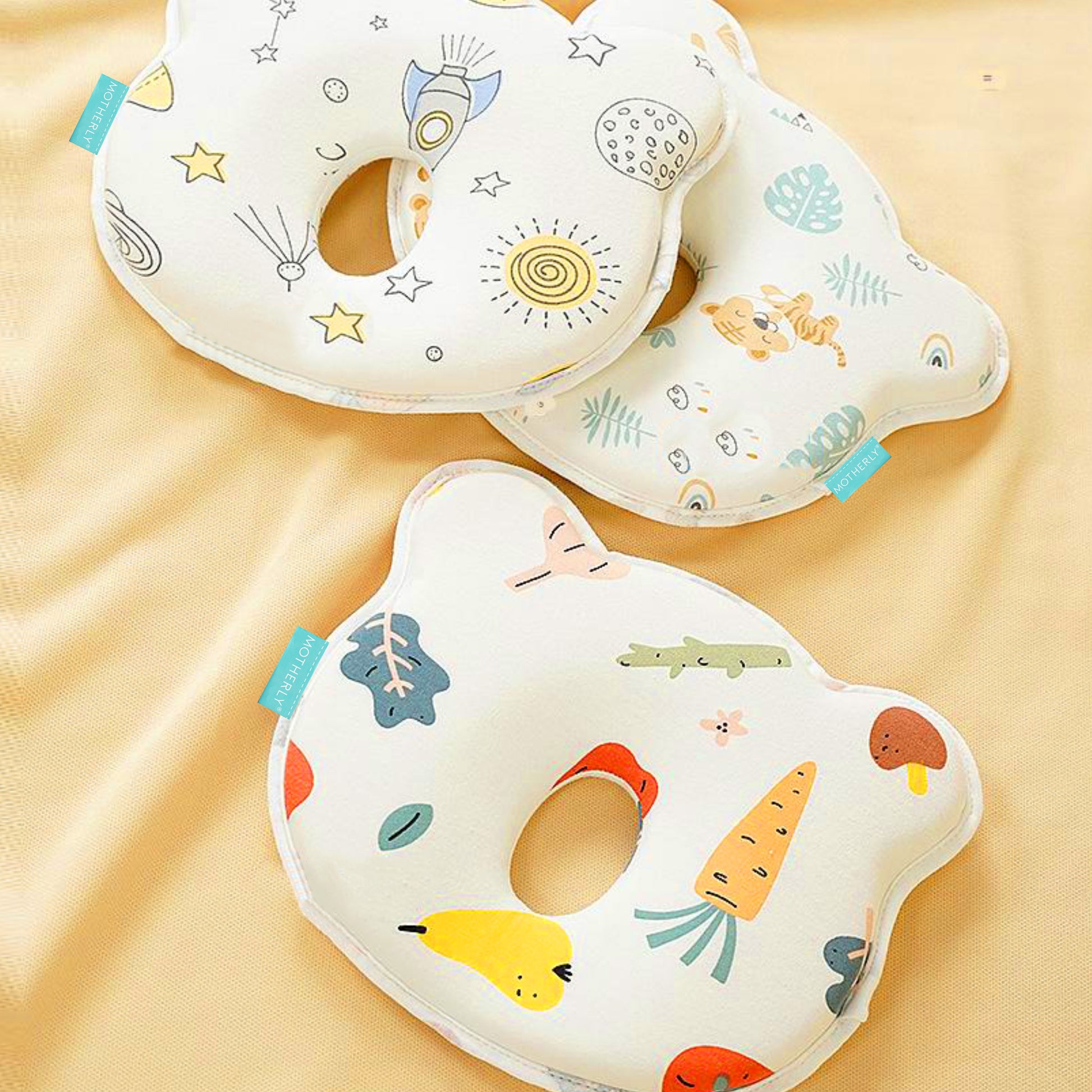 Baby Head Support Pillow Gentle Ergonomic and Comforting Design