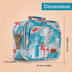 Motherly Mini Diaper Bag for Moms (Unicorn Blue) – Water-Resistant Travel & Maternity Handbag with Multiple Pockets