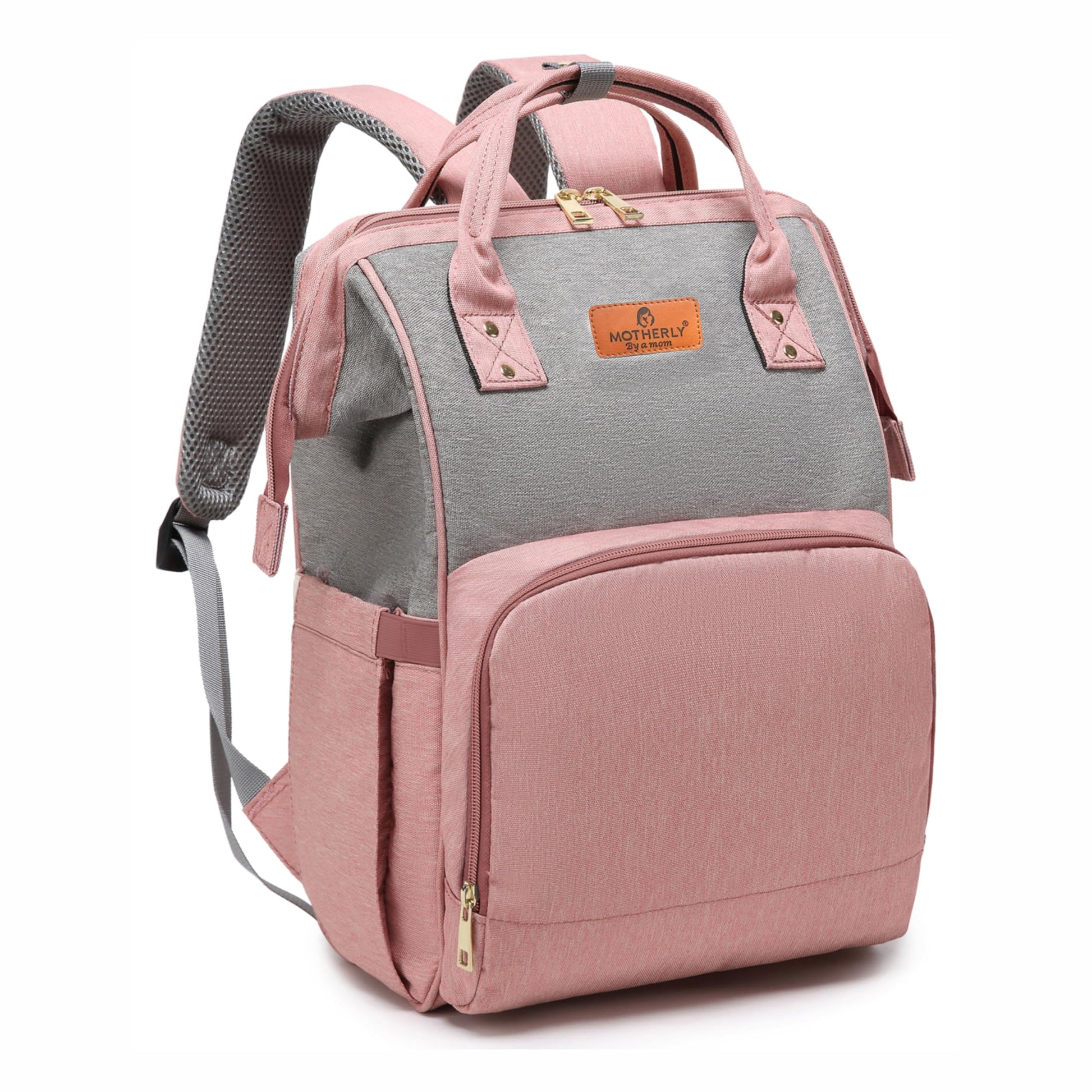 Motherly Crown Diaper Bag for Mothers for Travel with 6 Month Warranty/Multipocket Baby bag for mother travel/Water-resistant Diaper bags for mom/Maternity bags for mother and baby