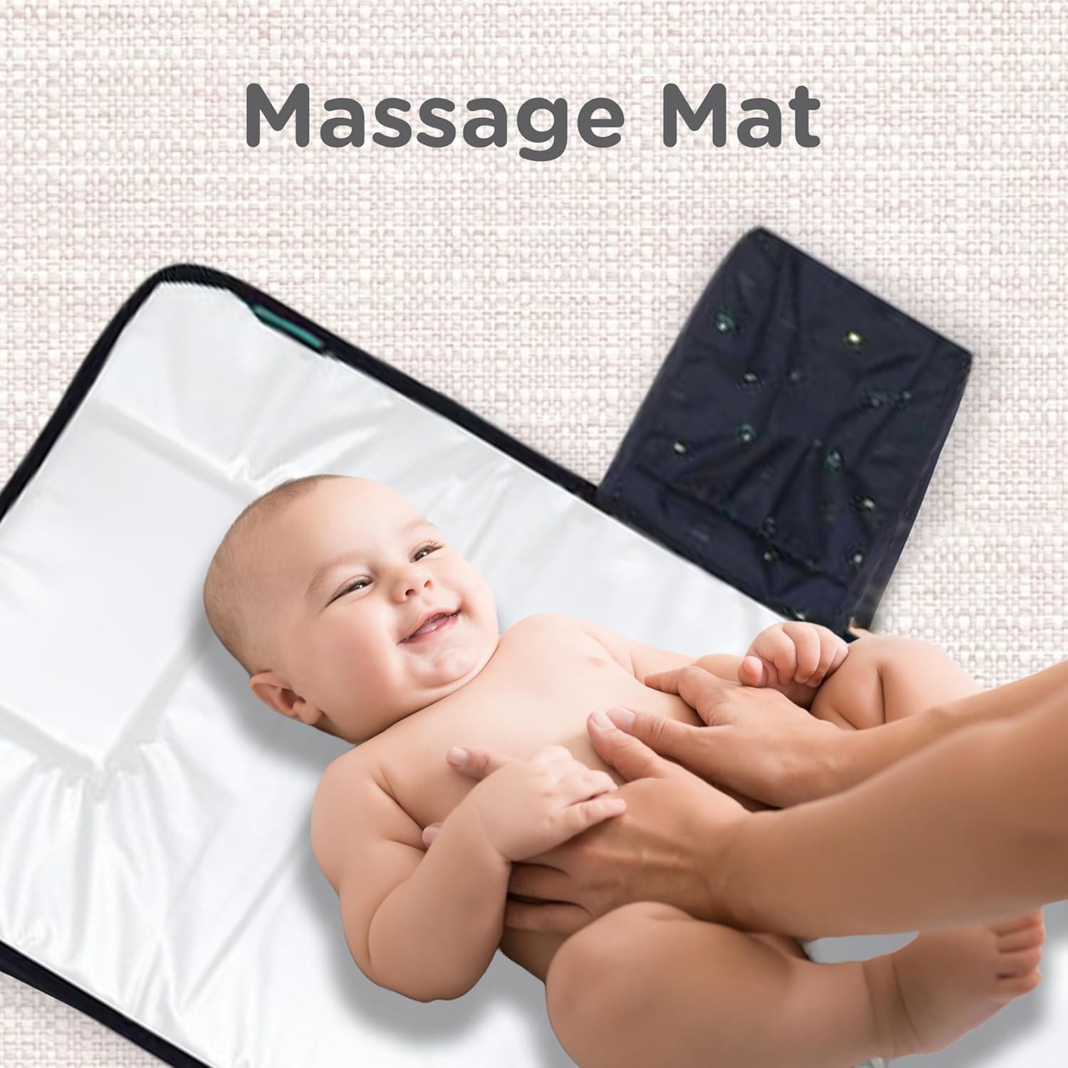 Motherly Portable Diaper Changing Mat – Leak-Proof, One-Hand Foldable Pad for Travel & Baby Shower Gift