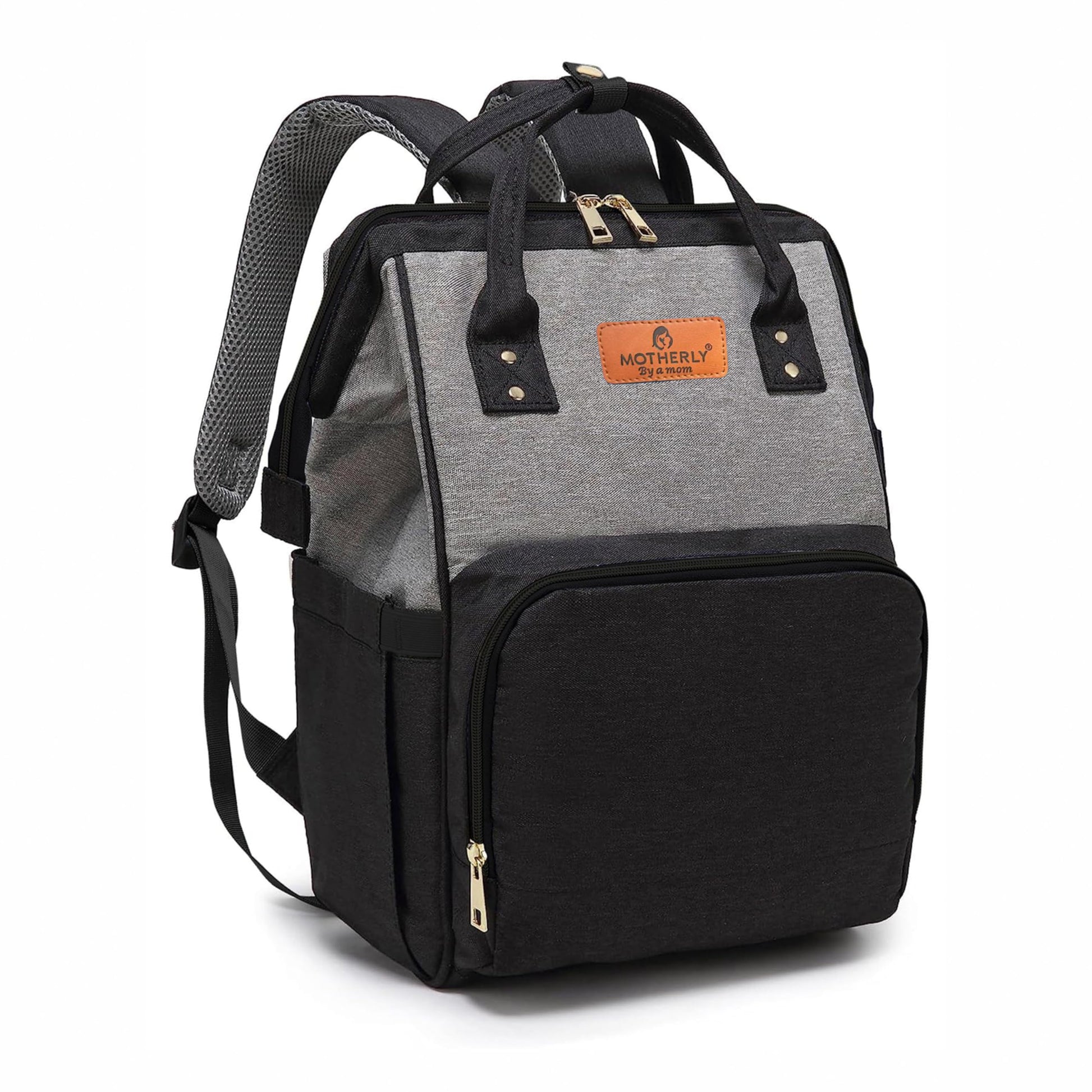 Motherly Crown Diaper Bag for Mothers for Travel with 6 Month Warranty/Multipocket Baby bag for mother travel/Water-resistant Diaper bags for mom/Maternity bags for mother and baby