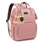 Motherly Crown Combo Melange Fabric Diaper Bag for Mothers for Travel With Warranty | Spacious Diaper Bags for Mom | baby bag for mother travel | Maternity Bags for Mother and Baby