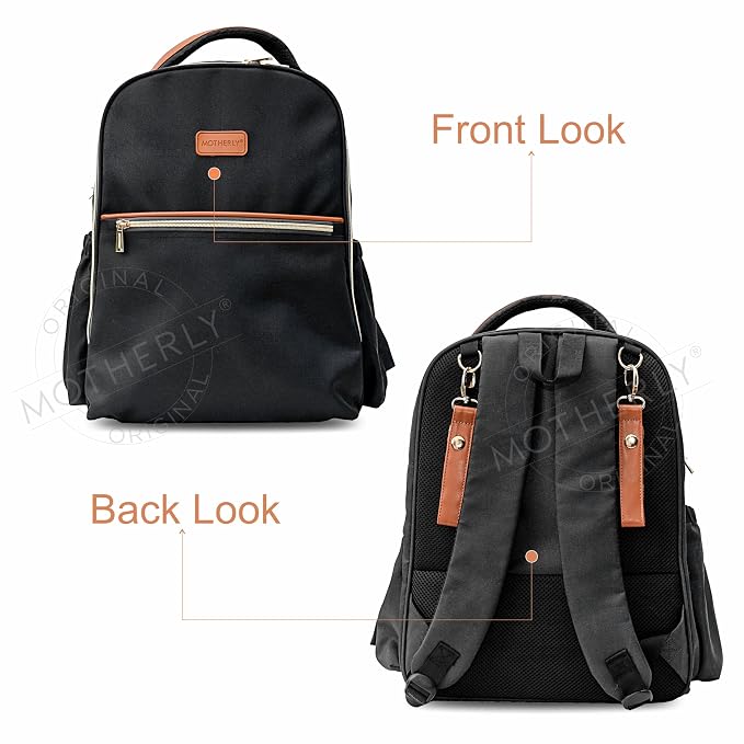 Motherly Laptop Diaper Bag for Mothers for Travel, Maternity Bag for Newborn Baby, Mothers Travelling Bag, Multi Pocket Water Resistant Baby Bag, Hospital Bag for moms with Warranty and Offers