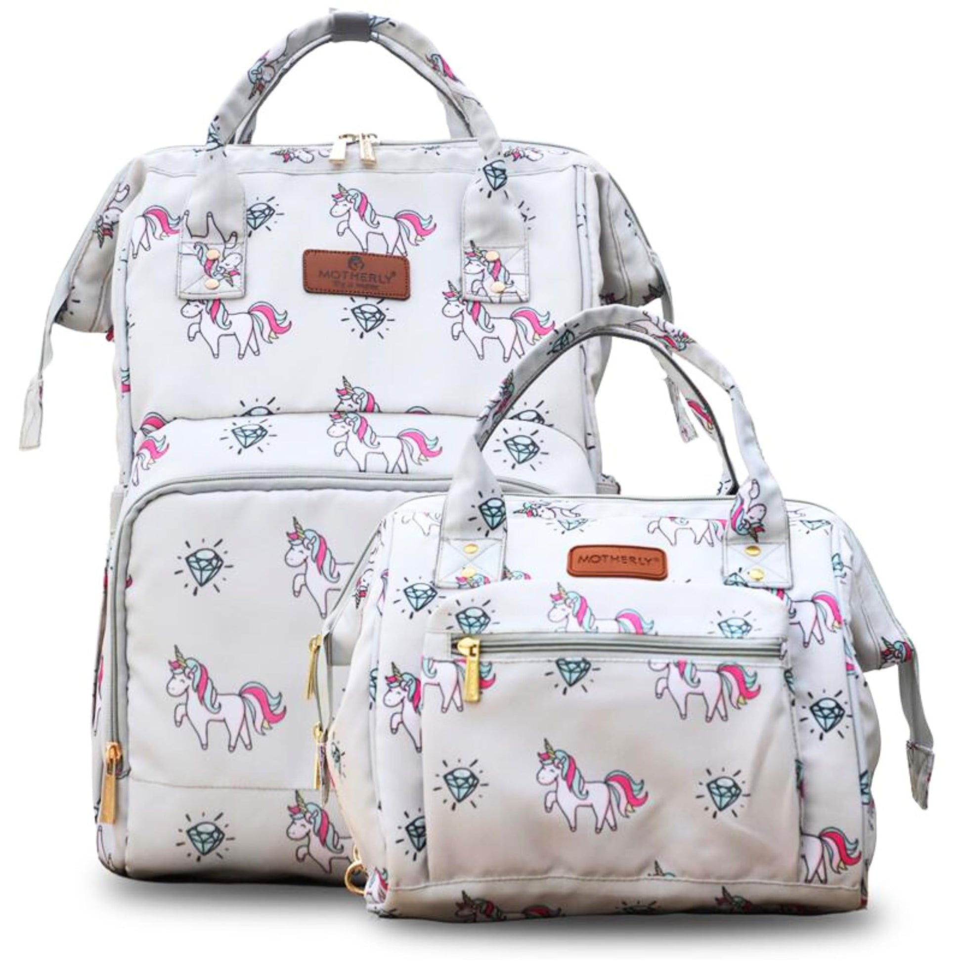 Motherly Elegant Diaper Bag for Mothers for Travel, Maternity Bag for Newborn Baby, Mothers Travelling Bag, Multipocket Water Resistant Baby Bag, Hospital Bag for Moms with Warranty