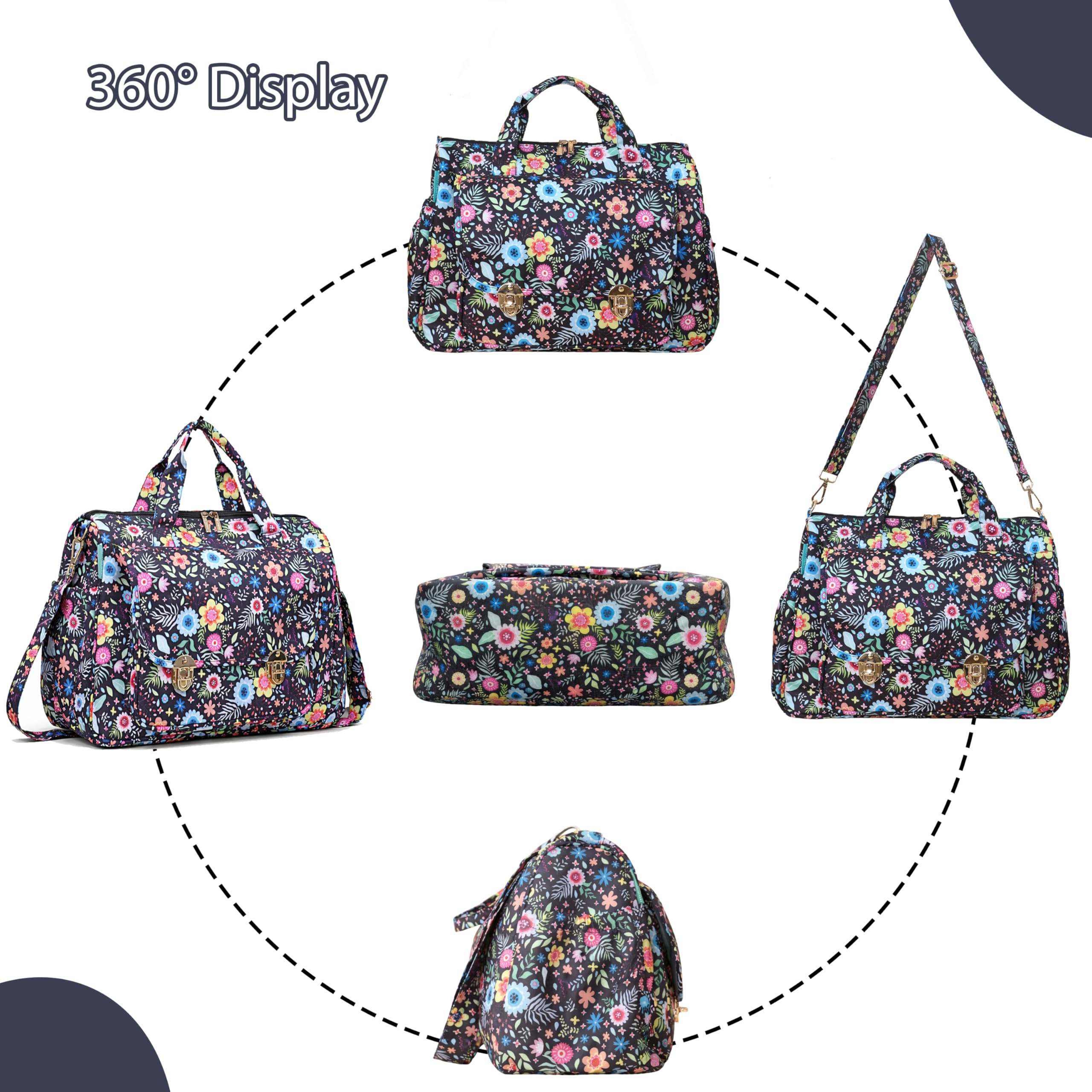 Motherly WOW Laptop Bag for Women – 15-Inch Office Tote & Handbag