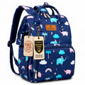 Motherly Patented Design Maternity Hospital Bag | Large Capacity Diaper Bag for Mom & Newborn Baby | Multi-Pocket Water-Resistant Baby Travel Bag with Organized Storage (Flame Series)