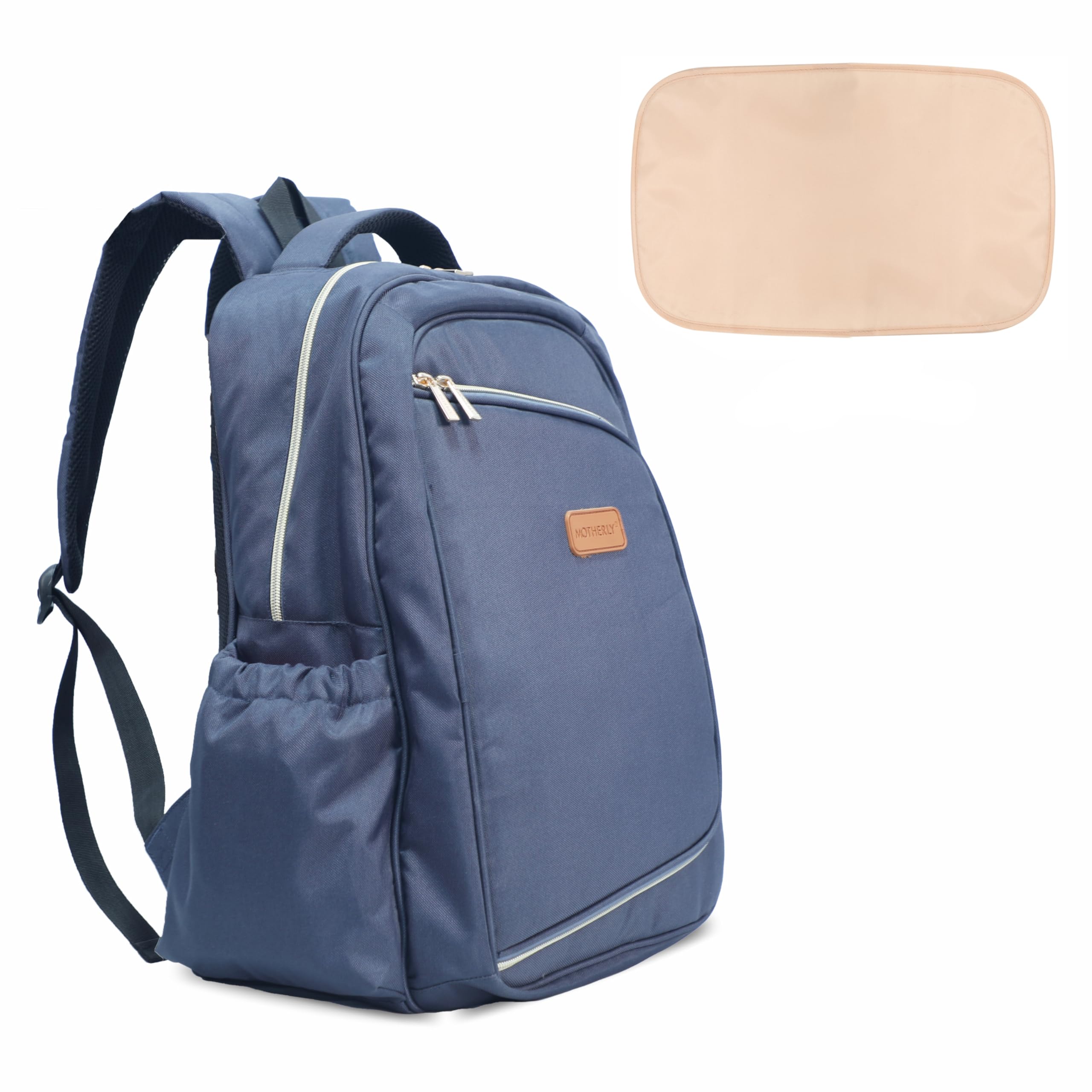 Motherly Solid Color Diaper Bag for Mothers for Travel, Maternity Bag for Newborn Baby, Mothers Travelling Bag, Multiple Pocket Water Resistant Baby Bag, Hospital Bag for Moms with Offers