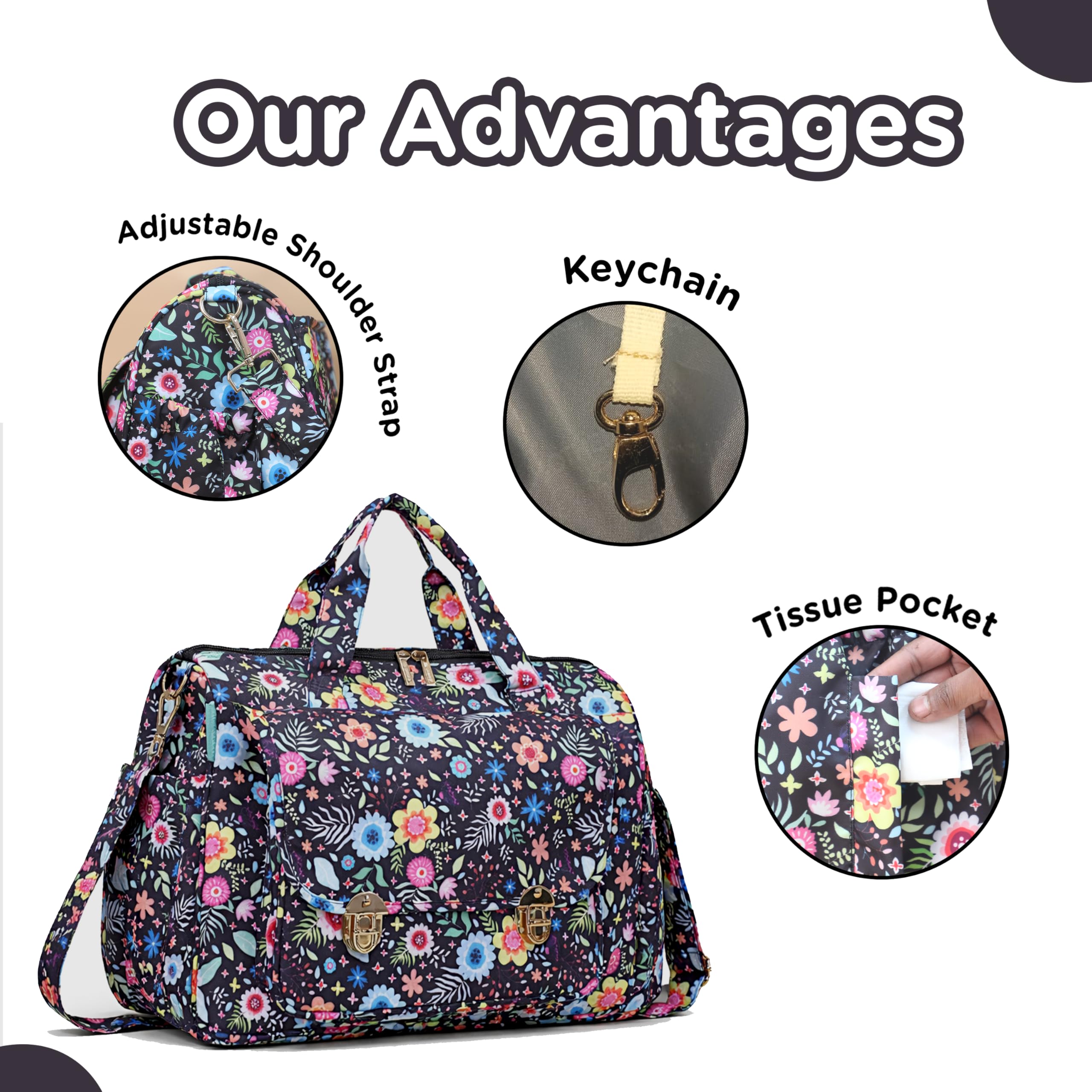 Motherly WOW Laptop Bag for Women – 15-Inch Office Tote & Handbag