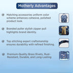 Motherly Flame Print Diaper Bag for Moms – Water-Resistant Travel & Maternity Bag with Multiple Pockets & Warranty