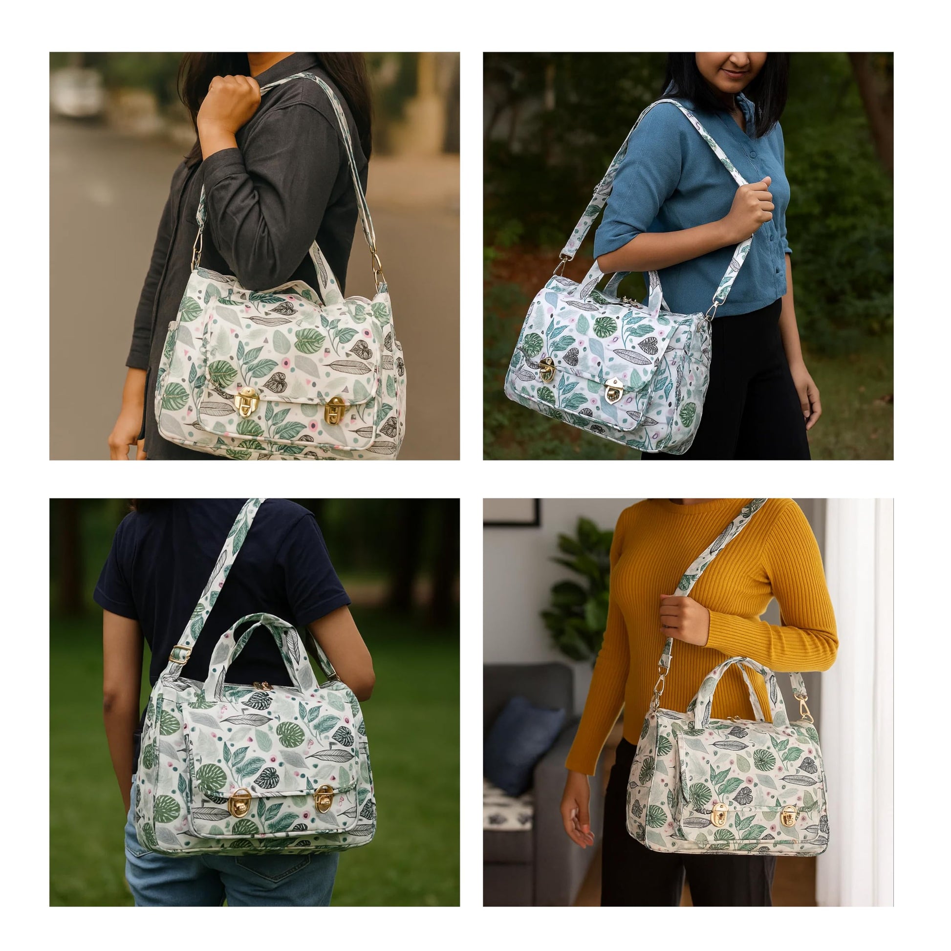 Motherly WOW Laptop Bag for Women Office Use | Stylish Handbag with 15-Inch Laptop Compartment | Office Bag, Shoulder Bag & Messenger Tote - MOTHERLY