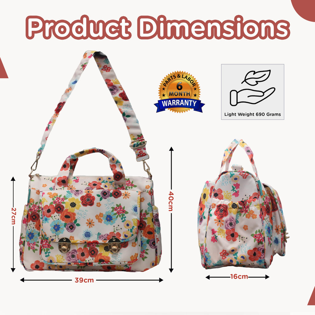 Motherly WOW Laptop Bag for Women – 15-Inch Office Tote & Handbag