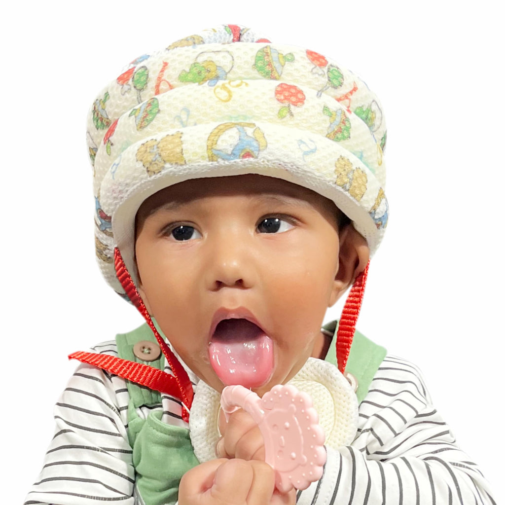 Motherly Toddler Safety Hat with Chin Strap - Alphabets