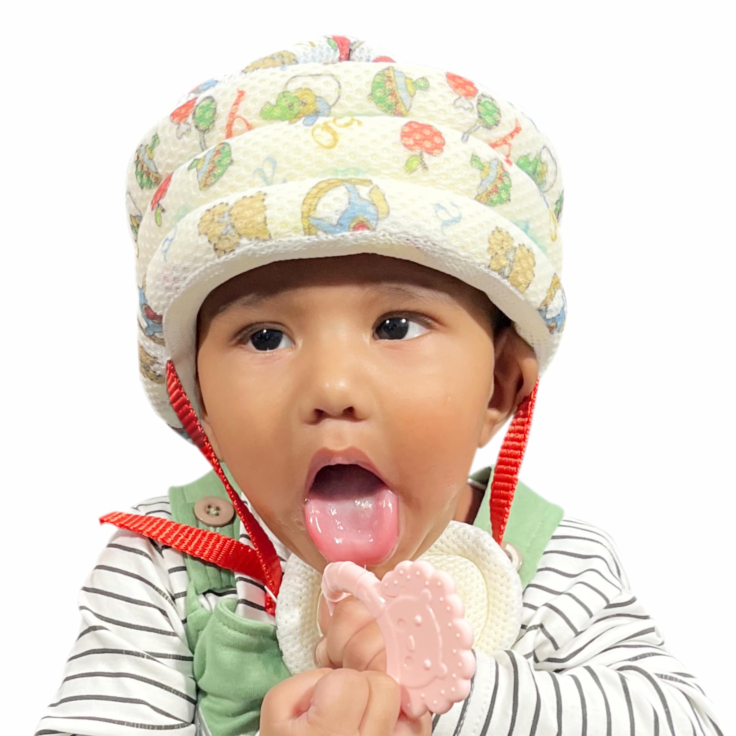 Motherly Toddler Safety Hat with Chin Strap - Alphabets