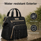 Motherly Evoke Diaper Bag for Moms – Water-Resistant Maternity & Travel Bag with Multiple Pockets, Warranty & Special Offers