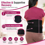Motherly 3 In 1 Postpartum Recovery Belt (Fit From 30 Inch To 46 Inches Of Waist),One Size