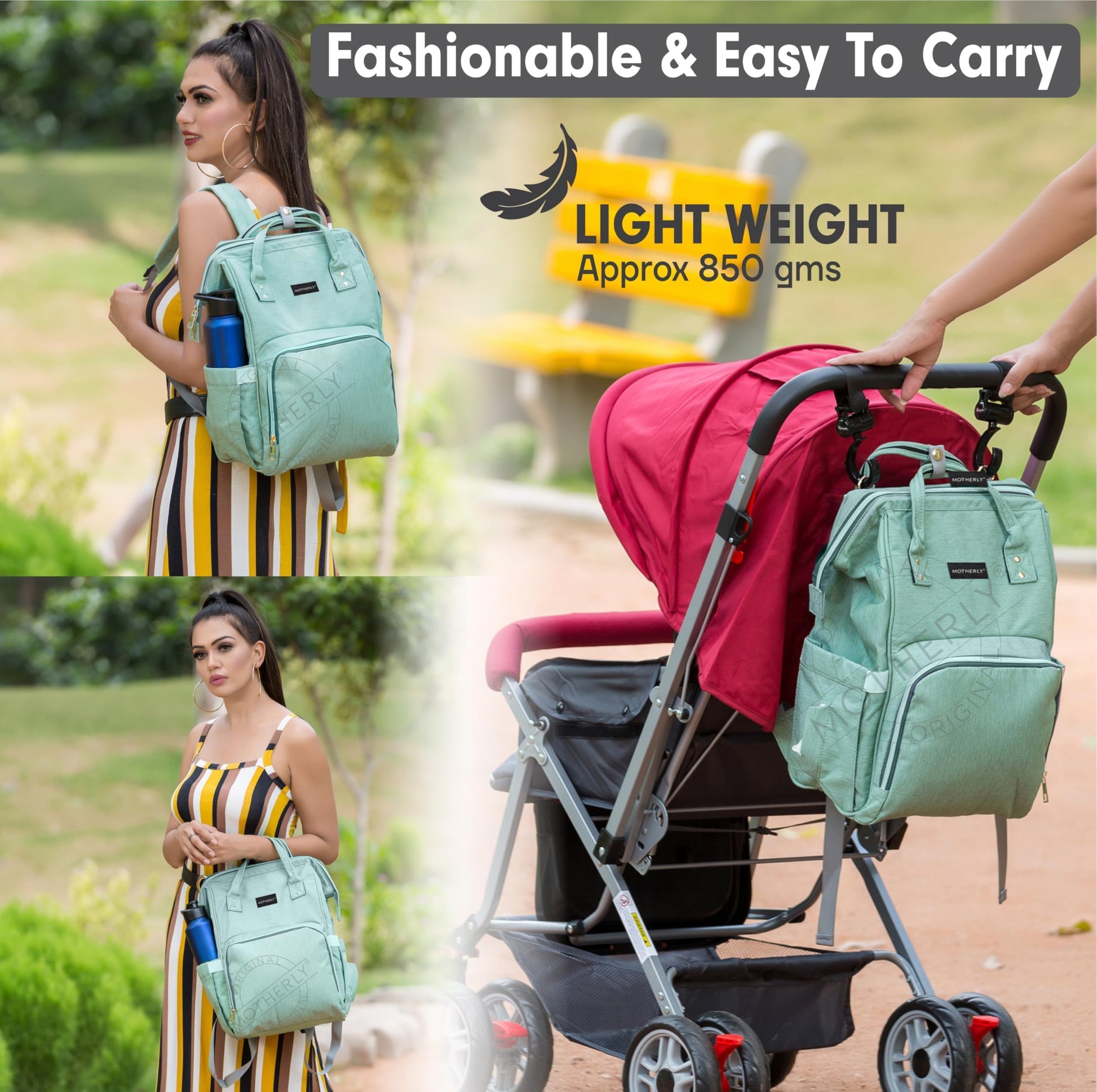 Motherly Everyday Diaper Bag – Travel & Maternity Bag for Moms