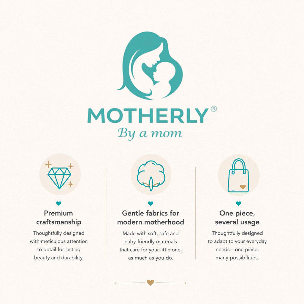Motherly Premium Nursing Shawl for Mothers | Comfortable Breastfeeding Cover for Newborn Care