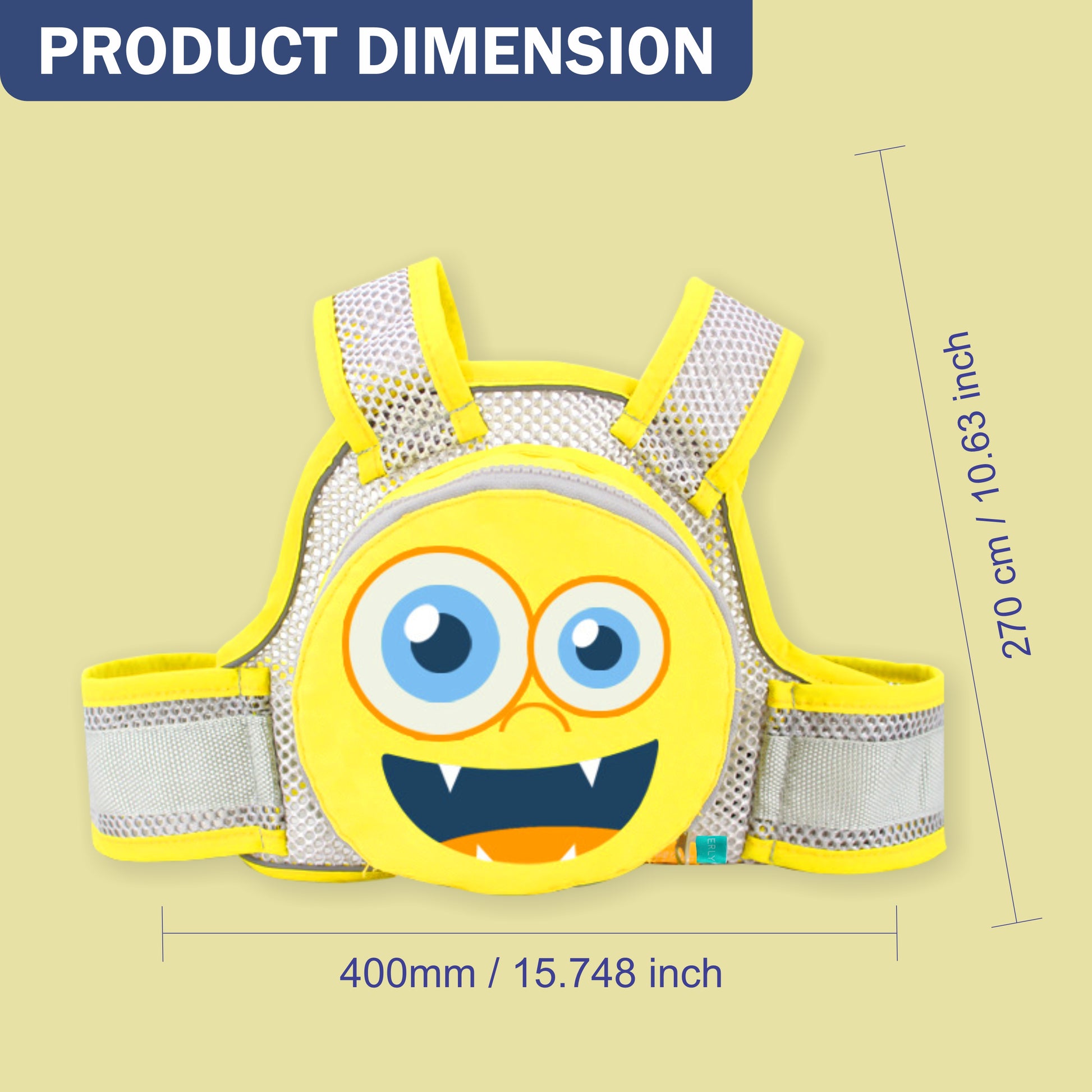 Motherly Children's Motorcycle Safety Harness Safe, Stylish Riding Companion with Two Wheeler Child Safety Belt - MOTHERLY