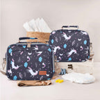 Motherly Mini Diaper Bag for Mothers for Travel | Small Maternity Handbag for Newborn Baby | Mothers Travelling Bag | Multiple Pockets Water Resistant Baby Bag I Hospital Bag for Moms (Unicorn Blue)