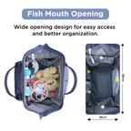 Motherly Crown Diaper Bag for Moms – Water-Resistant Travel & Maternity Bag with Multiple Pockets & 6-Month Warranty