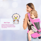 Motherly 2-in-1 Baby Carrier Bag for 6 to 36 Months - Kangaroo Style with Hip Seat for Comfort Carrying - MOTHERLY