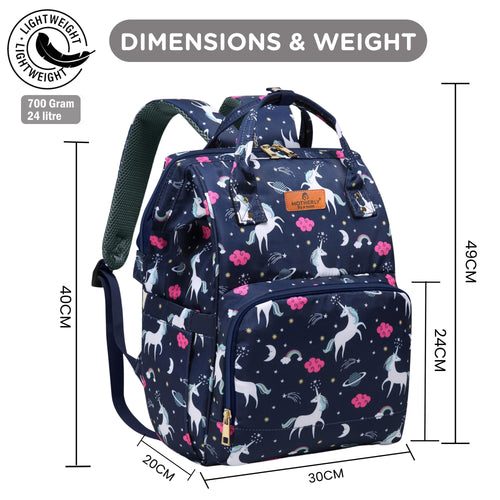 Motherly Elegant Diaper Bag for Moms – Water-Resistant Maternity & Travel Bag with Multiple Pockets & Warranty