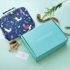 Motherly Mini Diaper Bag for Mothers for Travel | Small Maternity Handbag for Newborn Baby | Mothers Travelling Bag | Multiple Pockets Water Resistant Baby Bag I Hospital Bag for Moms (Unicorn Blue)