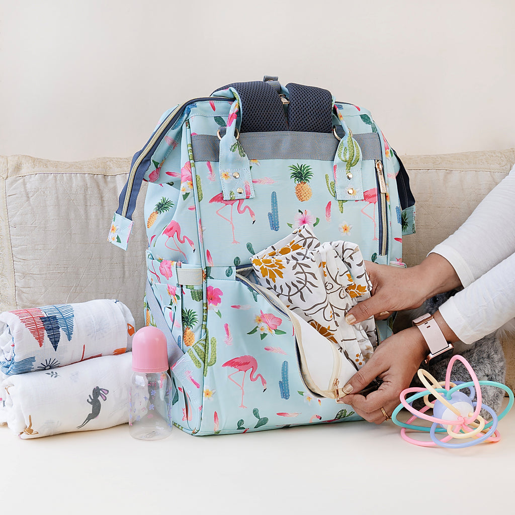 Motherly Elegant Diaper Bag for Mothers for Travel, Maternity Bag for Newborn Baby, Mothers Travelling Bag, Multipocket Water Resistant Baby Bag, Hospital Bag for Moms with Warranty