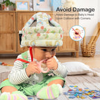 Motherly Toddler Safety Hat with Chin Strap - Alphabets
