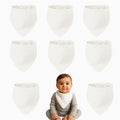 Motherly Bib for Baby 0 to 6 Month – Soft Muslin Baby Apron, Adjustable & Absorbent Bibs for Newborns to 12 Months Boys and girl