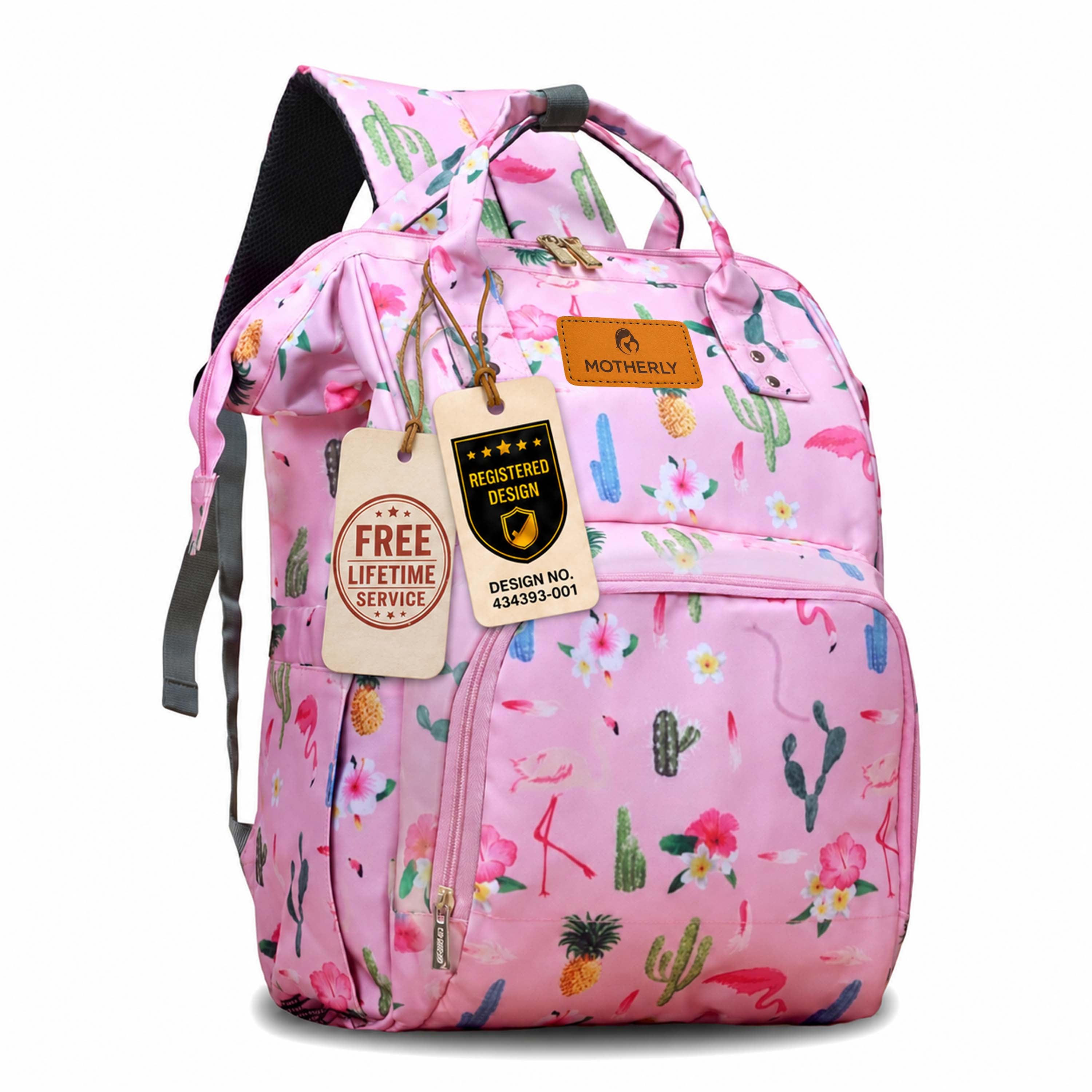 Motherly Elegant Diaper Bag for Moms – Water-Resistant Maternity & Travel Bag with Multiple Pockets & Warranty