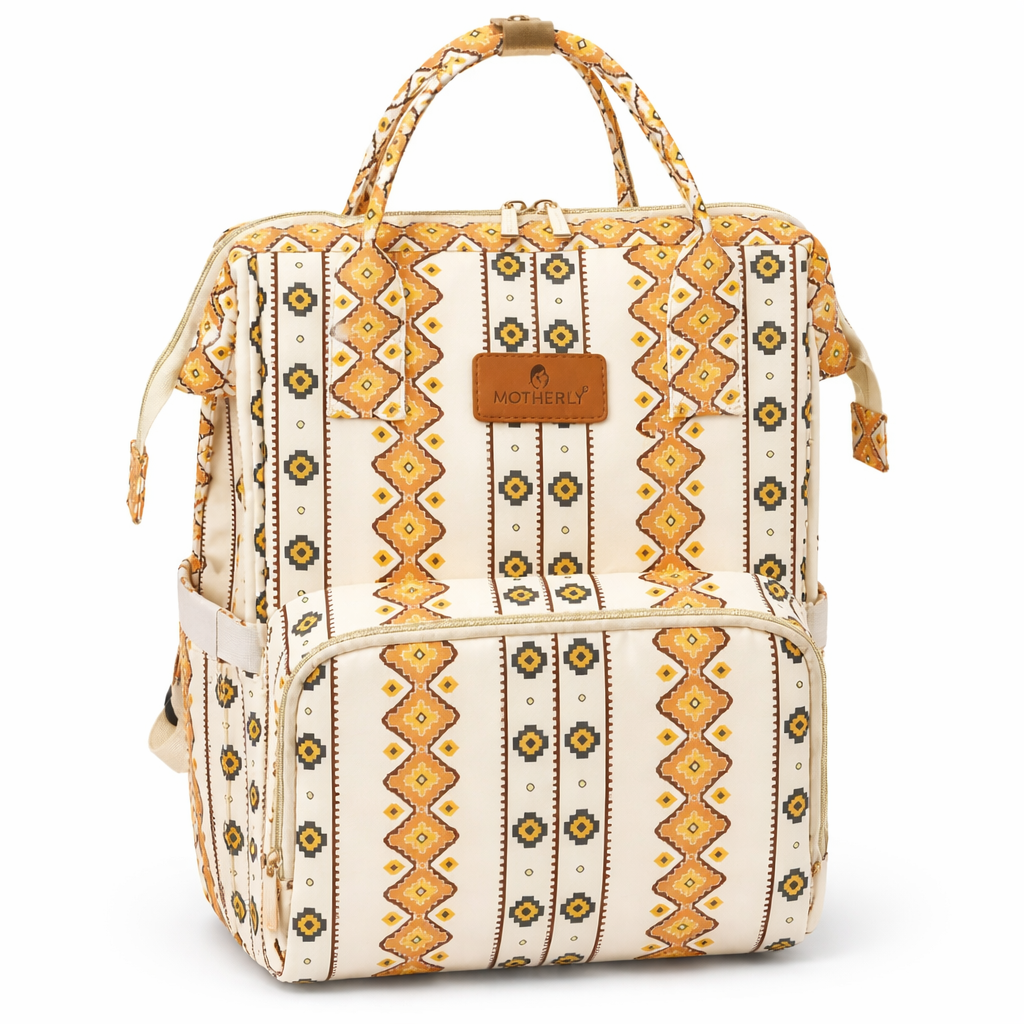 Motherly VivaLuxe Baby Bag for Mother Travel with Warranty/Diaper Bag with Insulated Baby Bottle Pocket/Diaper Bag for Mothers for Travel with Multi Compartments, Diaper Bags for Mom