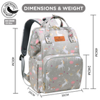 Motherly Elegant Diaper Bag for Moms – Water-Resistant Maternity & Travel Bag with Multiple Pockets & Warranty