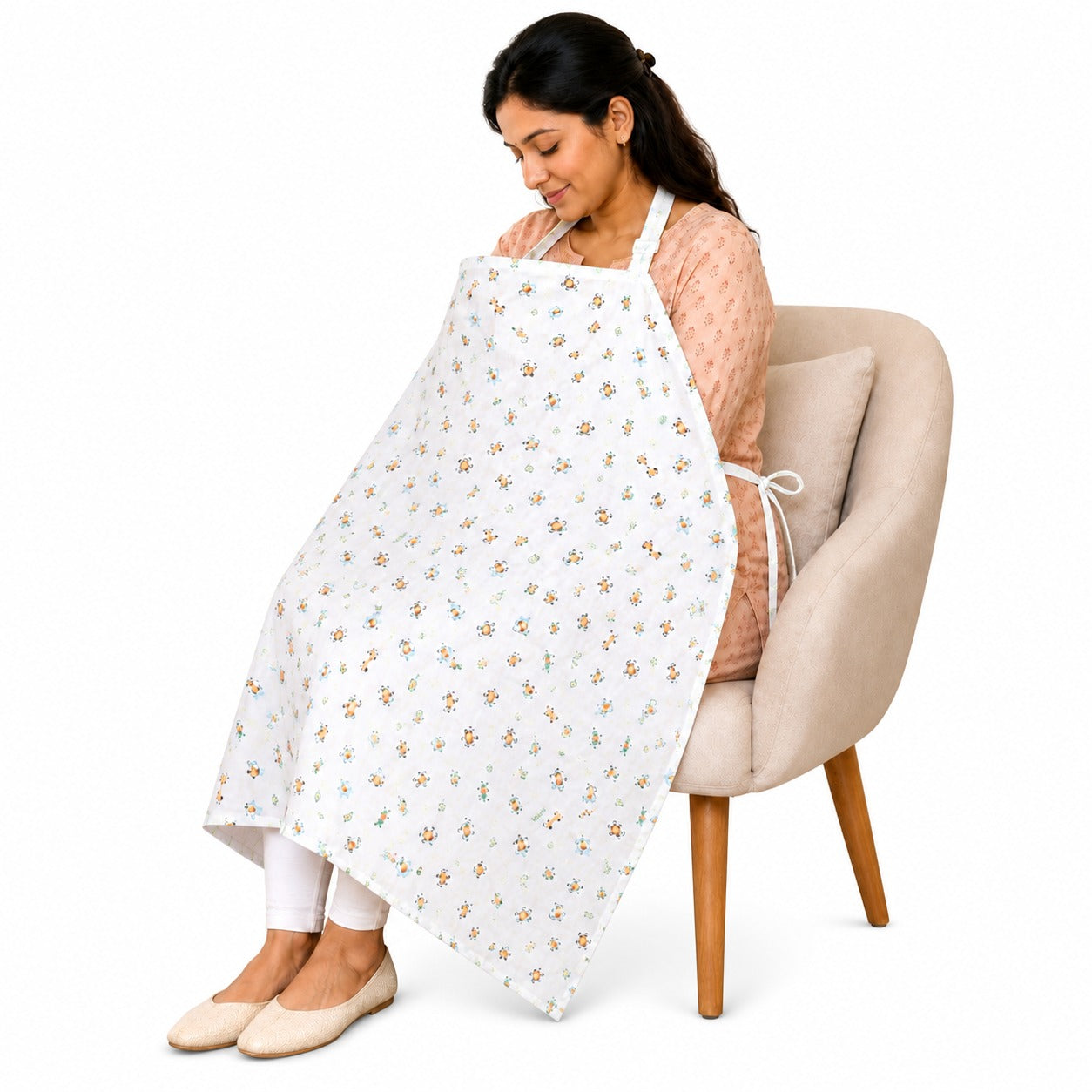 Motherly Nursing Breastfeeding Cover Scarf Cloth- Breast Feeding shawl