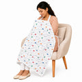 Motherly Nursing Cover for Breastfeeding – Soft, Breathable Feeding Apron for Mom, Multi-Use Feeding Cover & Scarf - traffic-light-car