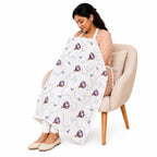 Motherly Nursing Cover for Breastfeeding – Soft, Breathable Feeding Apron for Mom, Multi-Use Feeding Cover & Scarf - parachute-aeroplane-print