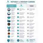 Motherly Embrace 6-in-1 Baby Carrier with Hip Seat & Head Support