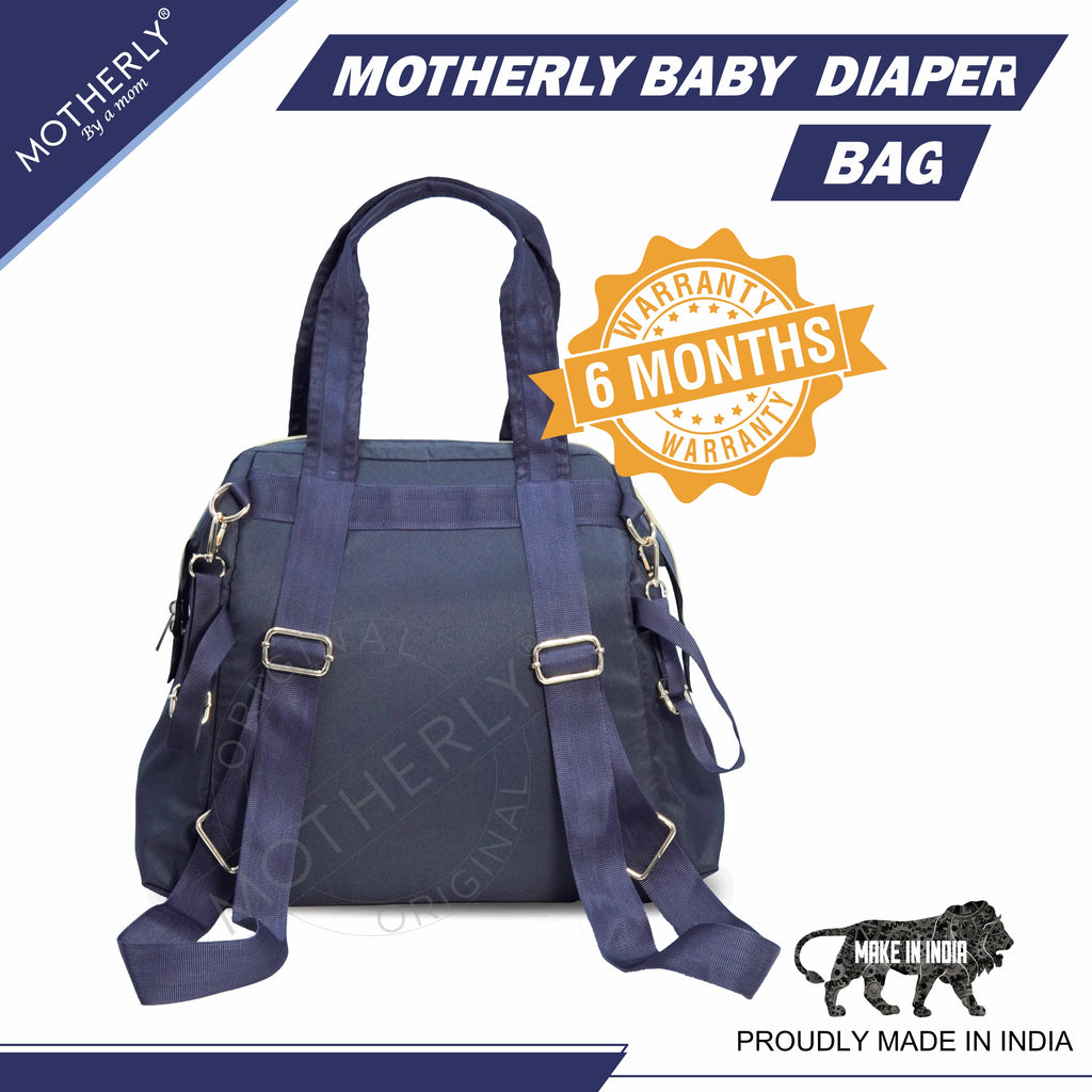 Motherly Evoke Diaper Bag for Mothers for Travel, Maternity Bag for Newborn Baby, Mother Travelling Bag, Multiple Pocket Water Resistant Hospital Bag for moms with Warranty & Offers - MOTHERLY