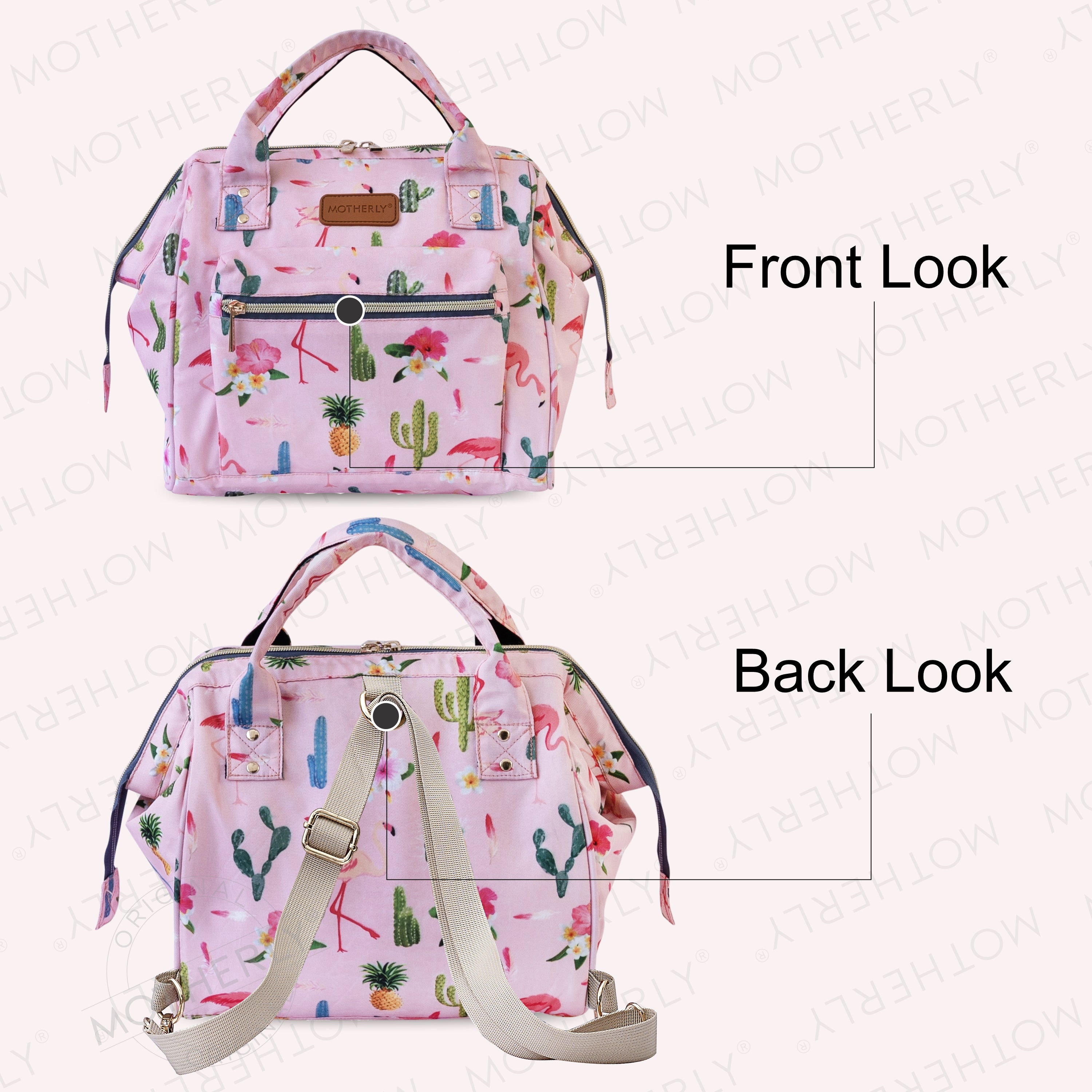Motherly Nano Diaper Bag for Mothers | Small Diaper handbag for mom for Travel - MOTHERLY