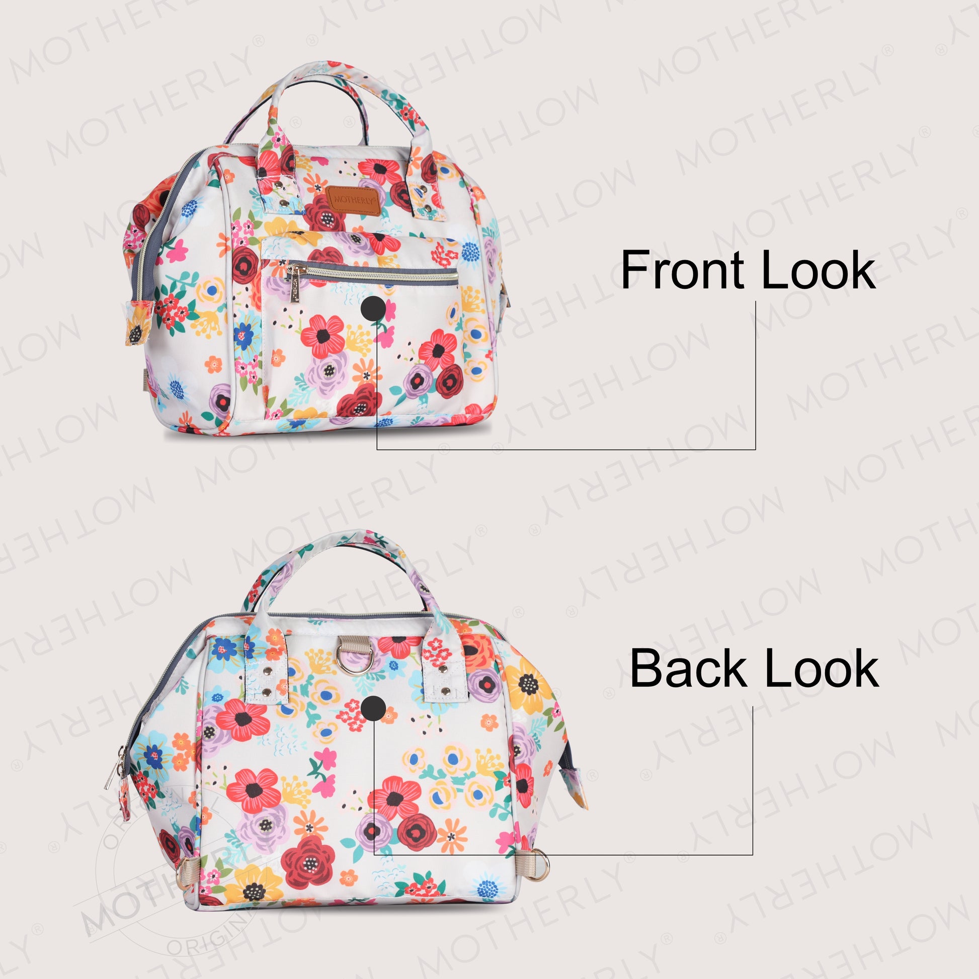 Motherly Nano Diaper Bag for Mothers | Small Diaper handbag for mom for Travel - MOTHERLY