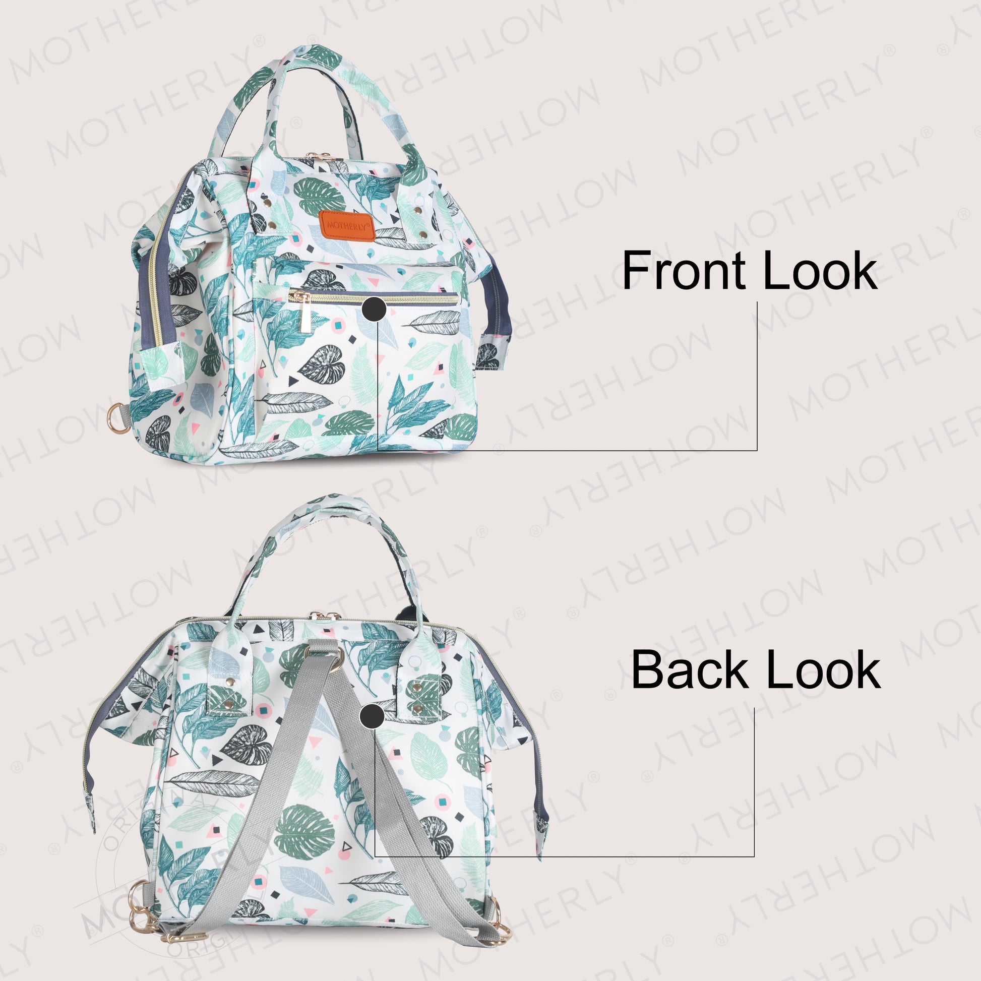Motherly Nano Diaper Bag for Mothers | Small Diaper handbag for mom for Travel - MOTHERLY