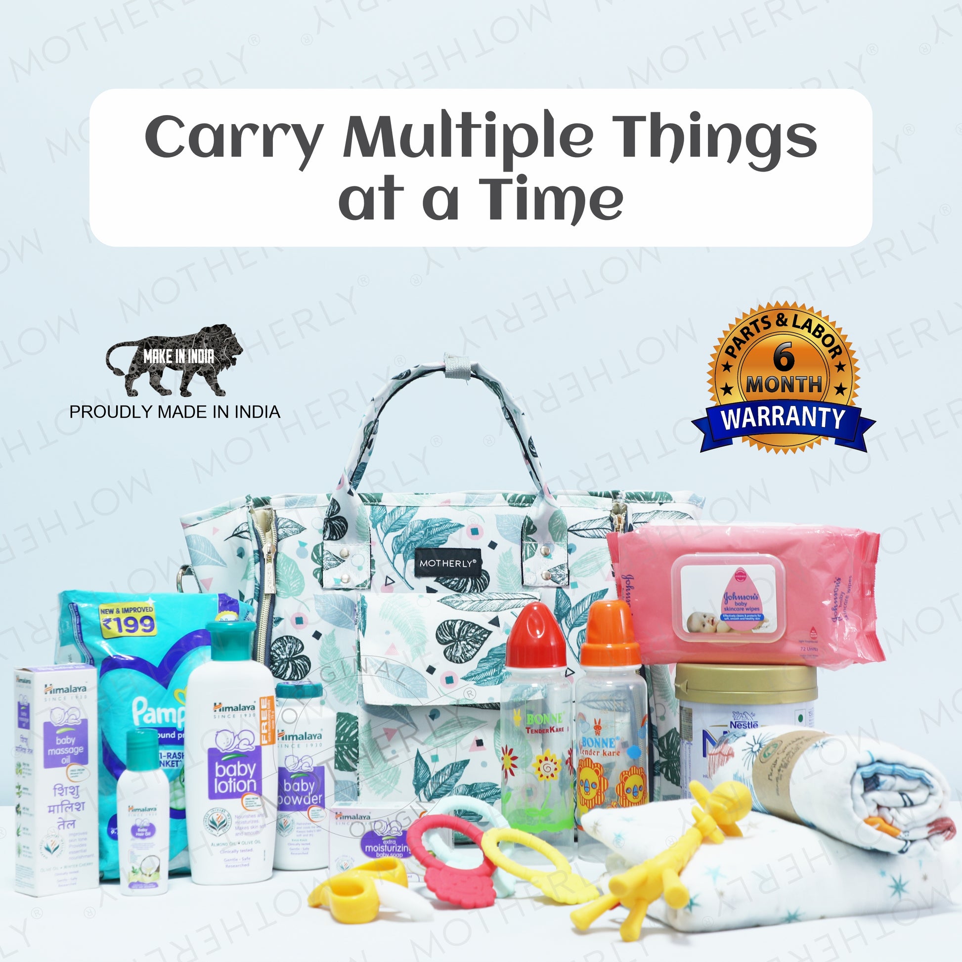 Motherly Womens Stylish Diaper Bag Mummy Bag Handbag - MOTHERLY