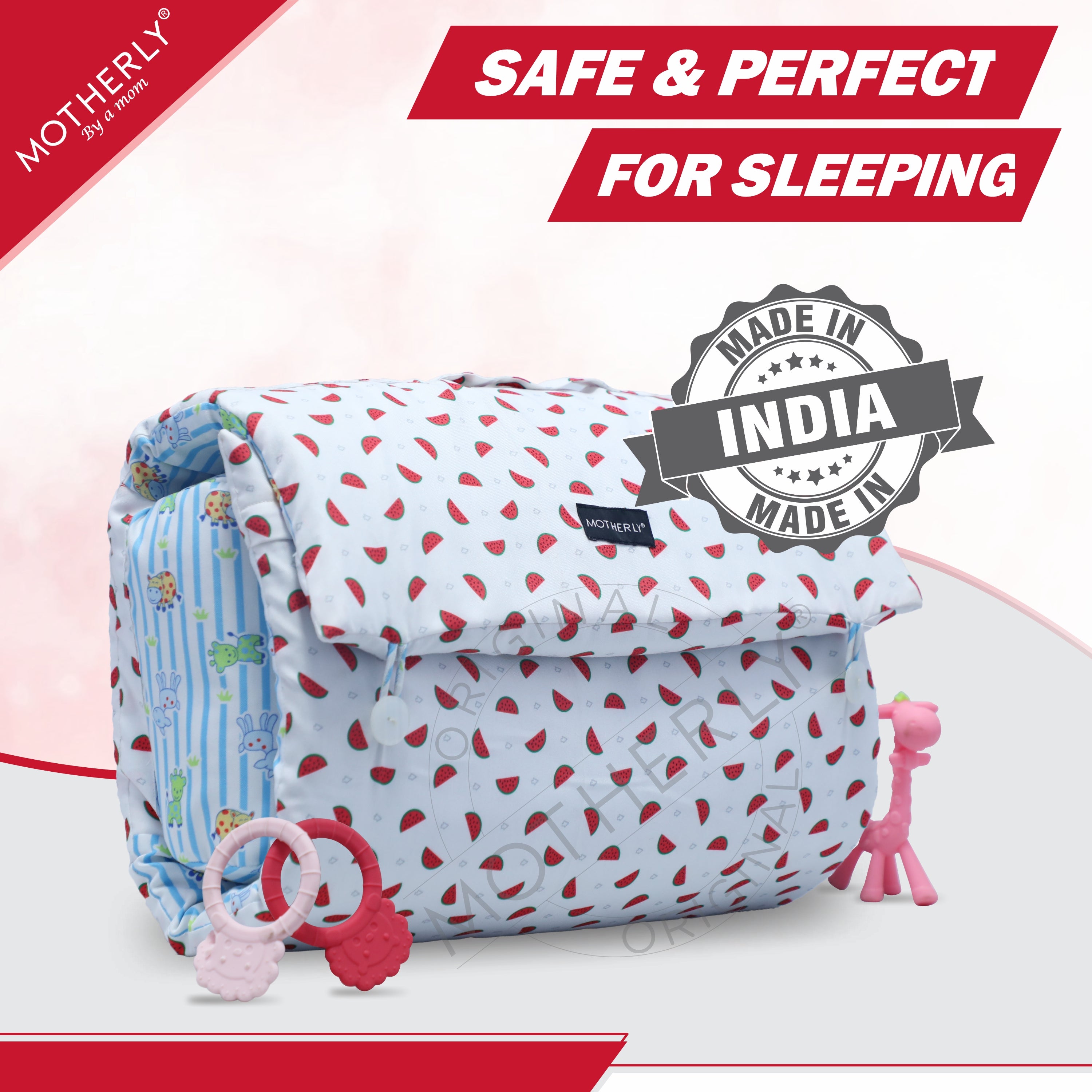 Motherly Portable Baby Bed | Travel Friendly infant Sleeping Bedding Set | Sleeping Bed for Kids - MOTHERLY