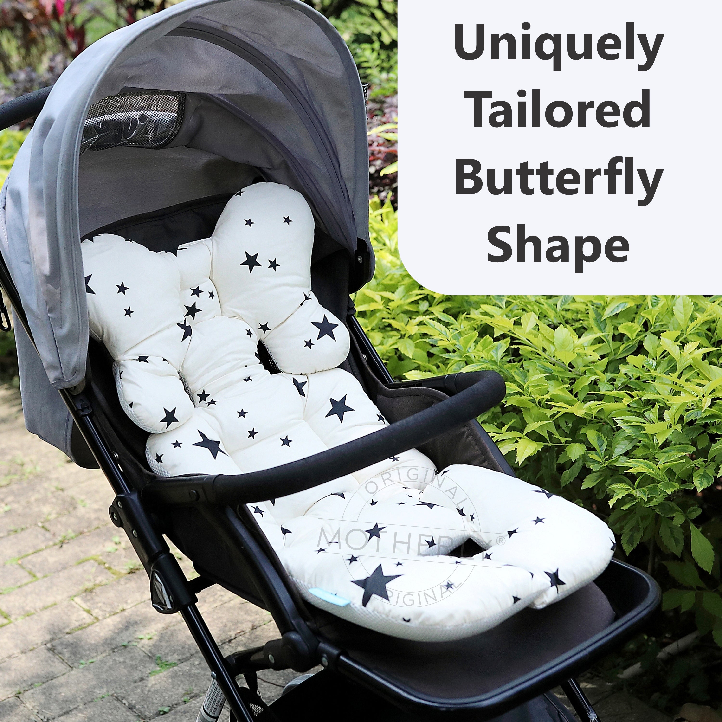 Motherly Baby Stroller Seat Cushion for Strollers, Car Seat & Chair, Breathable, Multi-purpose All-in-one Infant Carriage Cushion, High Chair Seat Cushion, Push Chair Stroller Cushion - MOTHERLY